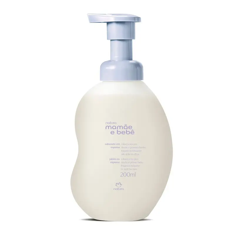 Natura Mamãe E Bebê Relaxante Espuma / Relaxing Soap In Foam - 200 Ml 1