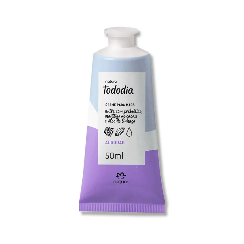 Natura Tododia Algodão / Nutritious Deodorant Cream For Hands Cotton - 50Ml 1