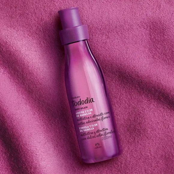 Natura Tododia Ameixa Flor Baunilha / Body Splash Deodorant Cologne Plum And Vanilla Flower - 200 Ml 1