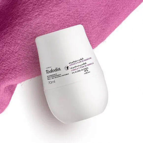 Natura Tododia Ameixa Flor Baunilha / Deodorant Antitranspirante Roll-On Plum And Vanilla Flower - 70 Ml 1