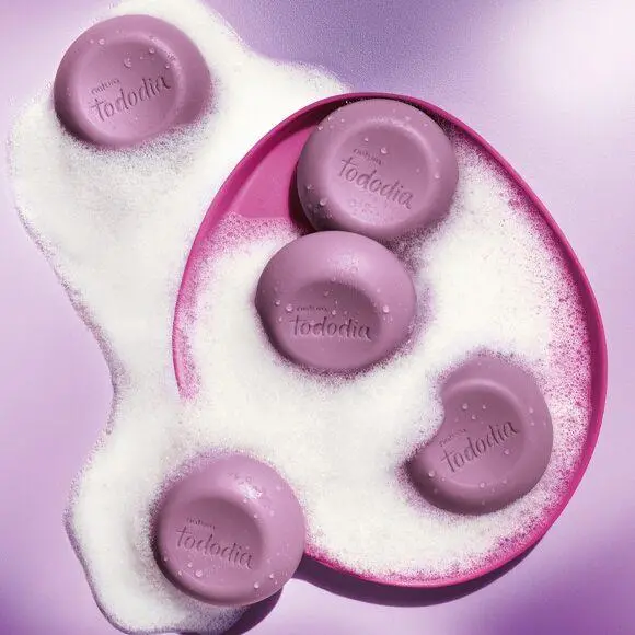 Natura Tododia Ameixa Flor Baunilha / Vegetable Pure Bar Plum And Vanilla Flower - 5 Units Of 90 G Each 1