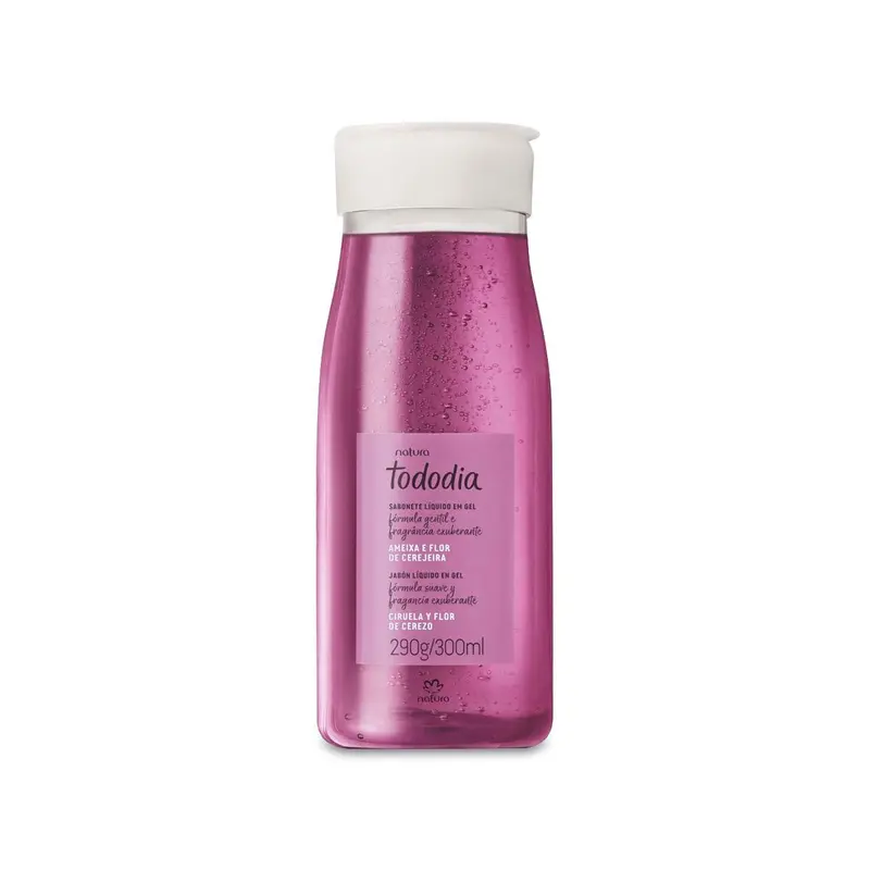 Natura Tododia Ameixa Flor Cerejeira / Liquid Soap On Plum And Cherry Blossom - 300Ml 1
