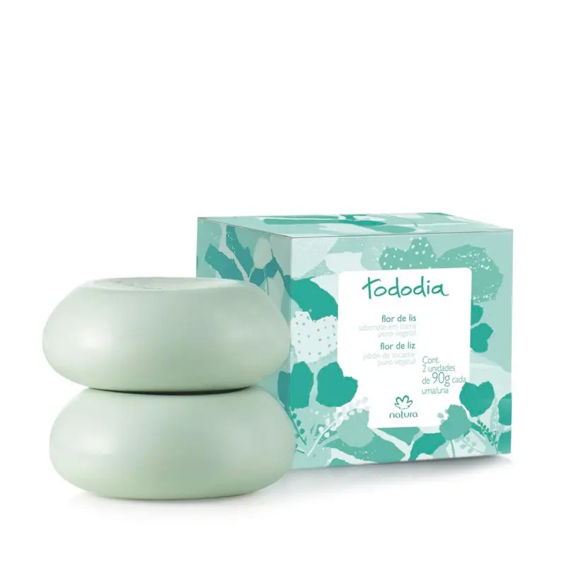 Natura Tododia Flor Lis Edição Limitada / Bar Soap Flor De Lis Limited Edition - 2 Units Of 90G Each 1