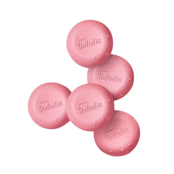 Natura Tododia Framboesa Pimenta Rosa / Soaps In Pure Vegetable Bar Raspberry And Pink Pepper 1
