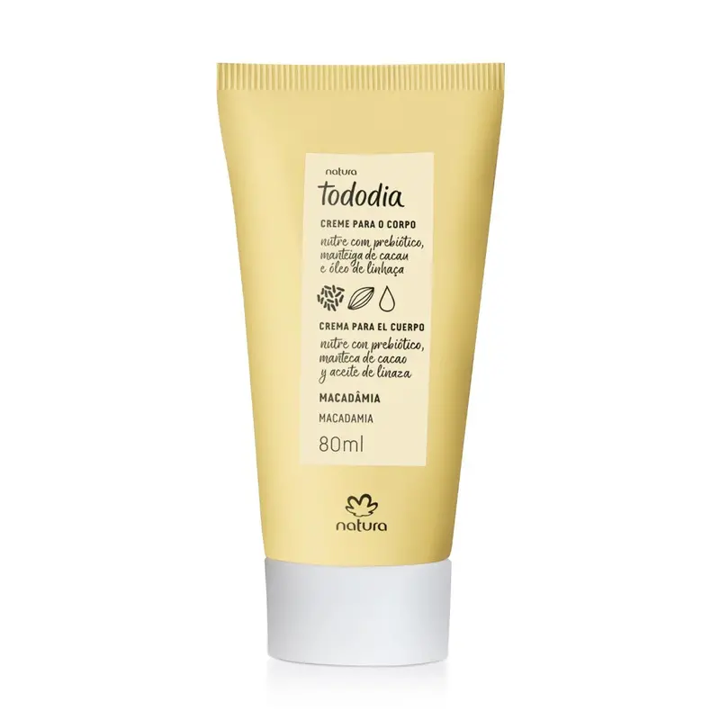Natura Tododia Macadâmia / Nutritious Deodorant Cream For Body Macadamia - 80Ml 1