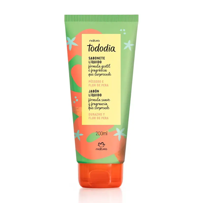 Natura Tododia Pêssego Flor Pera / Body Liquid Soap Peach And Pear Flower - 200 Ml 1