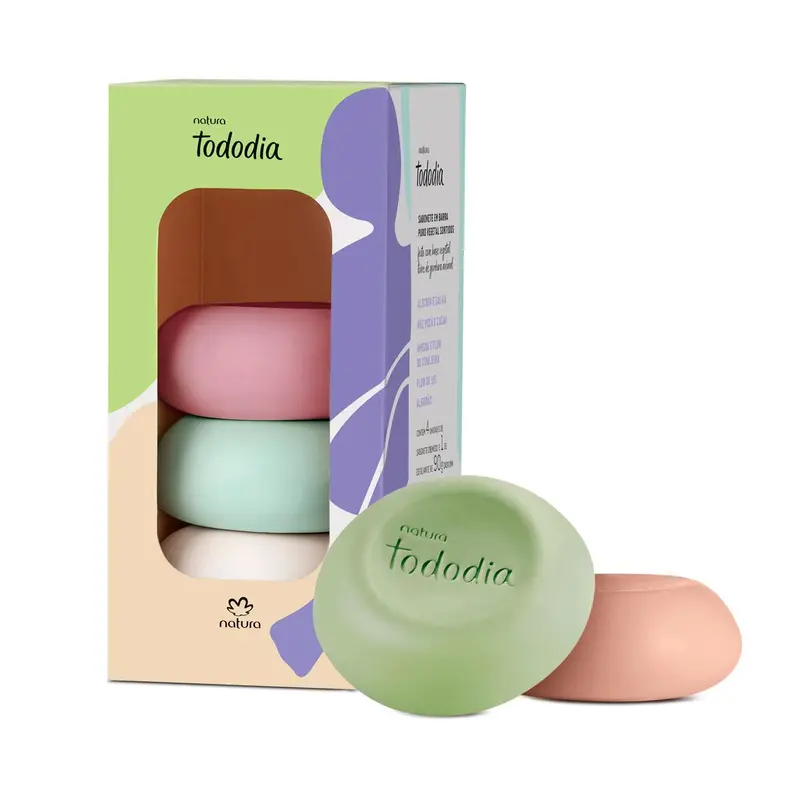Natura Tododia Sortido / Soap In Pure Vegetable Bar Assorted 1