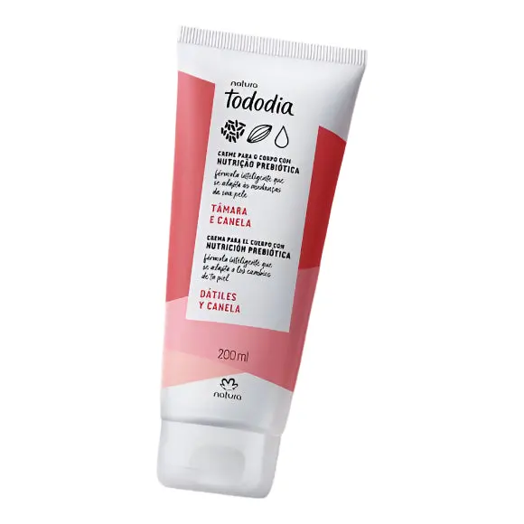 Natura Tododia Tâmara Canela / Nutritious Deodorant Cream For Body Tamara And Cinnamon - 200Ml 1