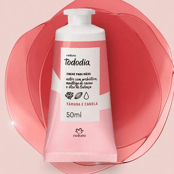 Natura Tododia Tâmara Canela / Nutritious Deodorant Cream For Hands Tamara And Cinnamon - 50Ml 1