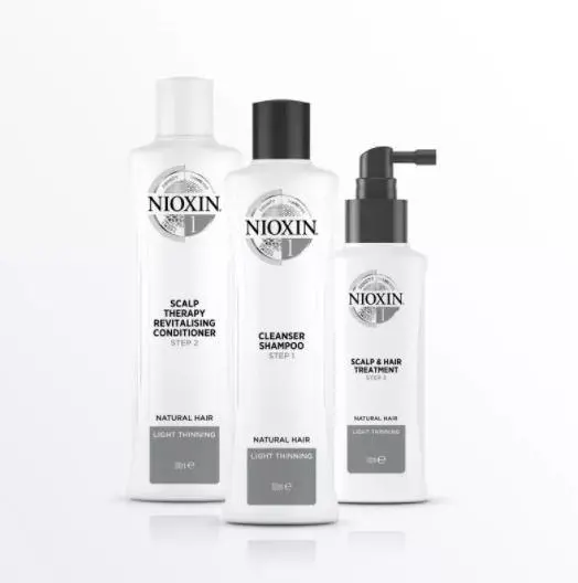 Natural Hair Light Tuning Thicker Fuller Therapy System 1 Kit 3 Prod. - Nioxin 1