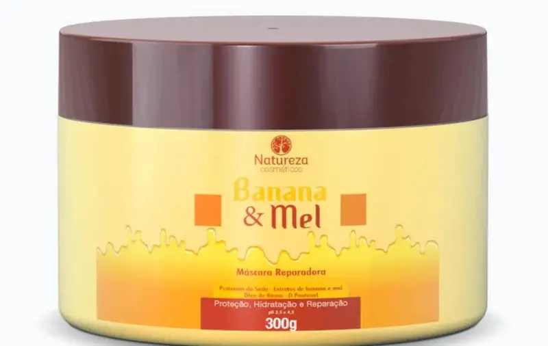 Natureza Cosmetics Banana & Honey Mask 250G / 8.8 Fl Oz 1