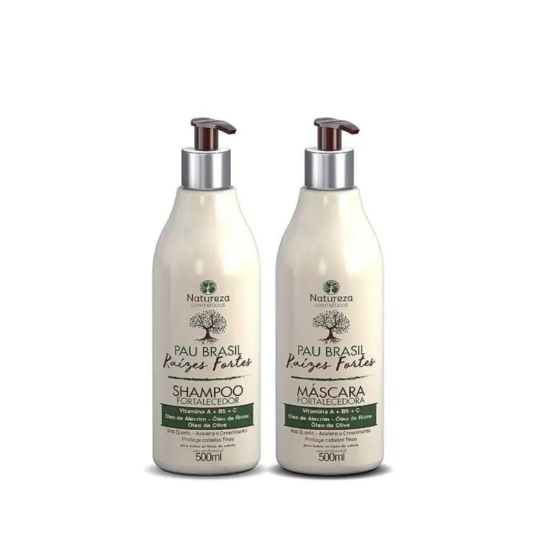 Natureza Cosmetics Pau Brasil Hair Growth Strengh Organic Treatment Kit 1