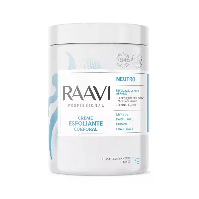 Neutral Body Scrub Exfoliating Cream Vegan Skin Care 1Kg Raavi 1