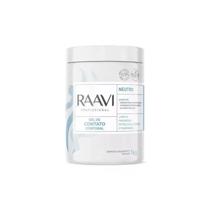 Neutral Ph Contact Body Sliding Gel Water Based W/ Conductivity 1Kg Raavi 1