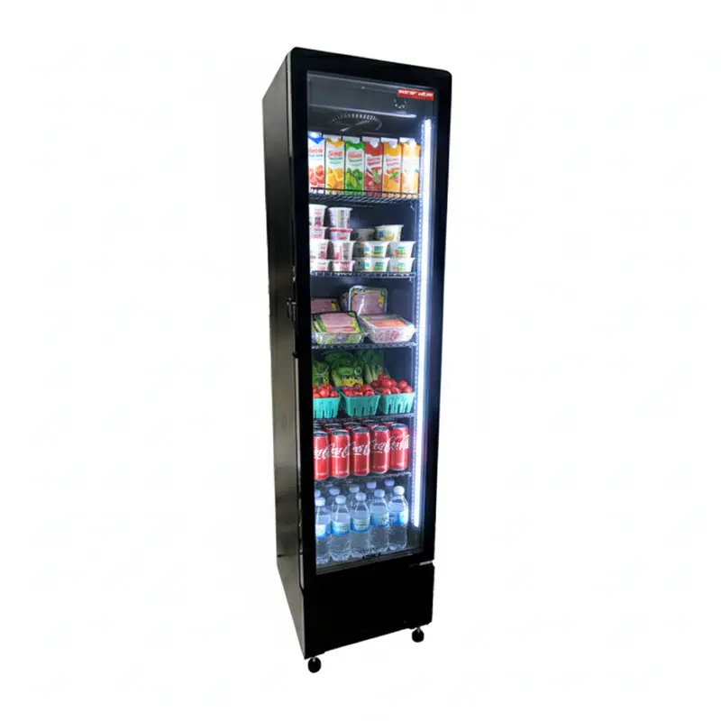 New Air 1 Door Glass Refrigerator Merchandiser Ngr-17-77H 1