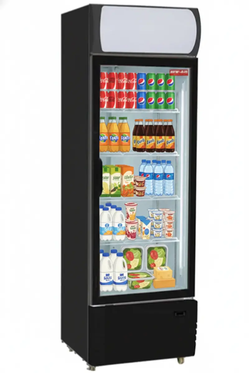 New Air 24" Single Glass Door Merchandiser Ngr-036-H 1