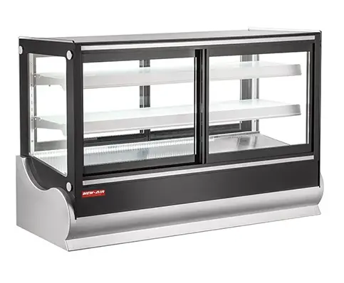 New Air 48″ Square Self Serve Glass Countertop Display Refrigerator Ncdc-48-Sv 1