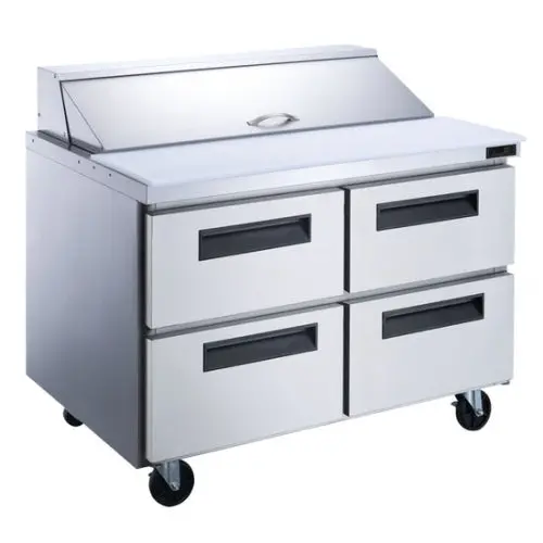 New Air  60" Refrigerated Salad/Sandwich Prep Table Npt-60Sa-4D 1