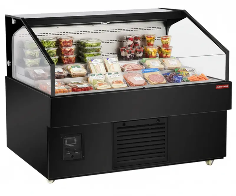 New Air Low Profile Open Air 51" Wide Refrigerator Nom-52-Lsb 1