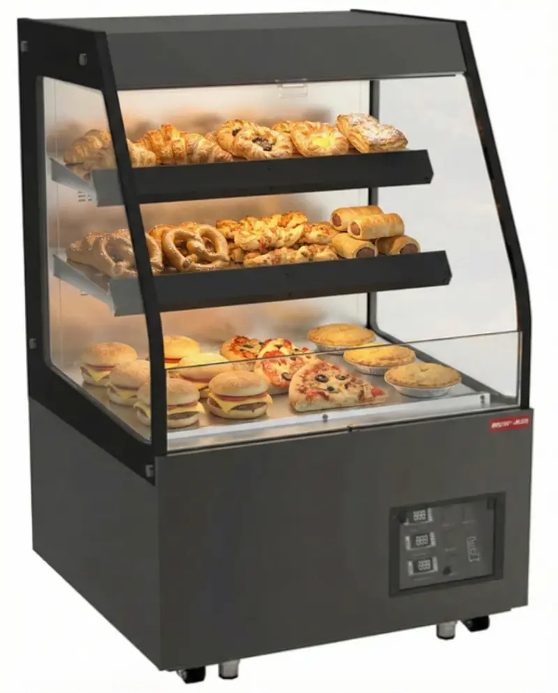 New Air Mid Profile Double Shelf 36" Open Heater Merchandiser Nom-36-Hts 1