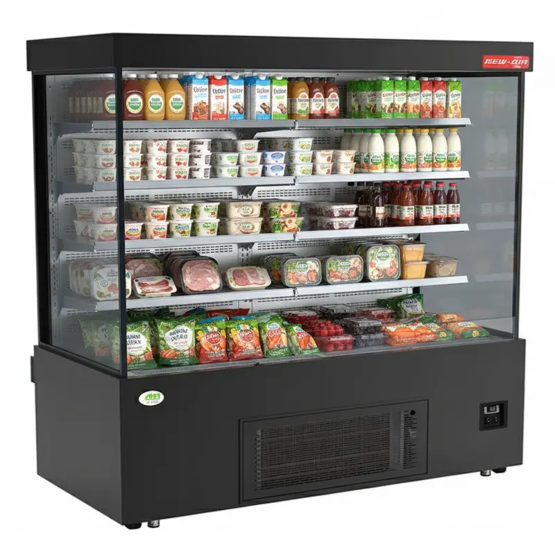 New Air Open Air 71" Wide Refrigerator Nom-71-S 1