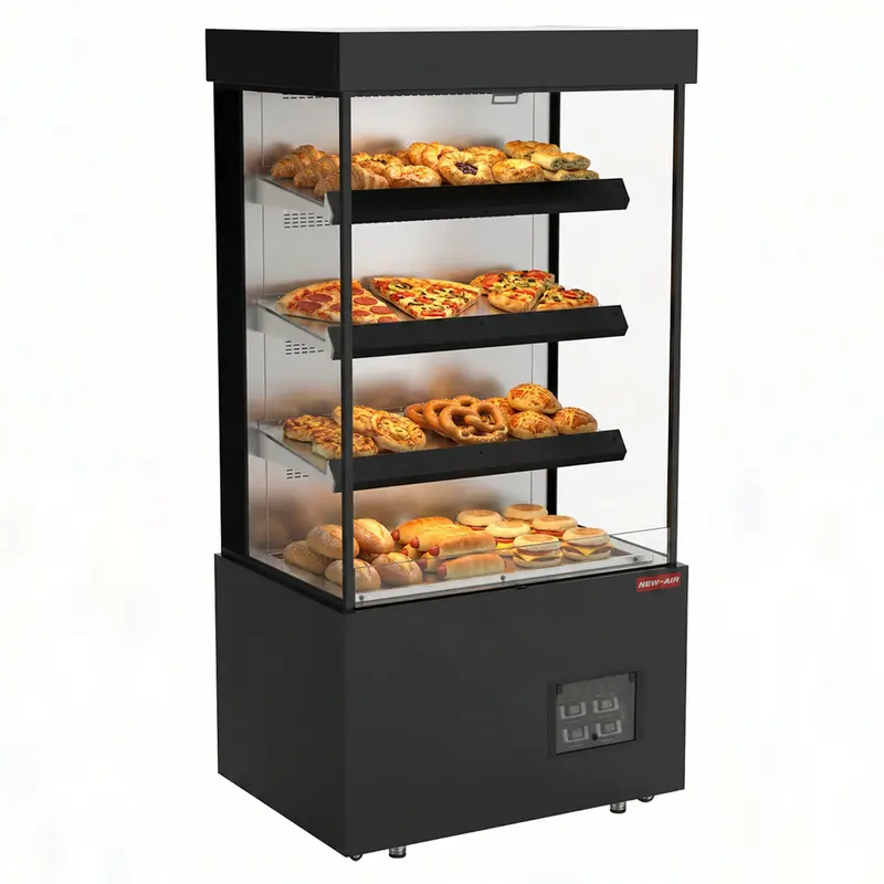 New Air Triple Shelf 40" Open Heater Merchandiser Nom-40-Ht 1