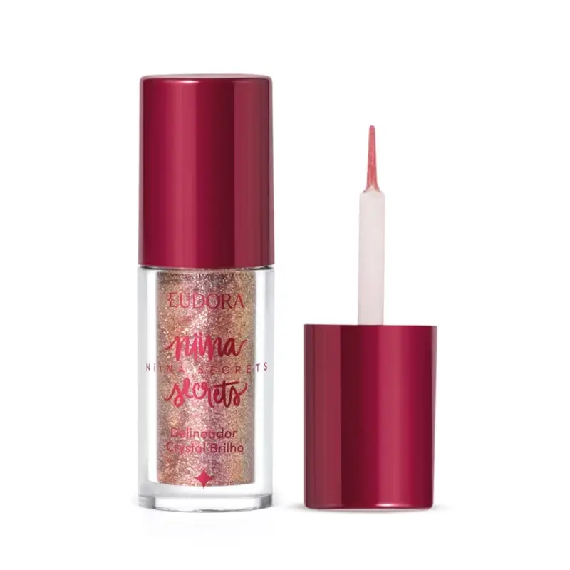 Niina Secrets Crystal Glow Eyeliner Rose Gold Sparkle Makeup 3G Eudora 1