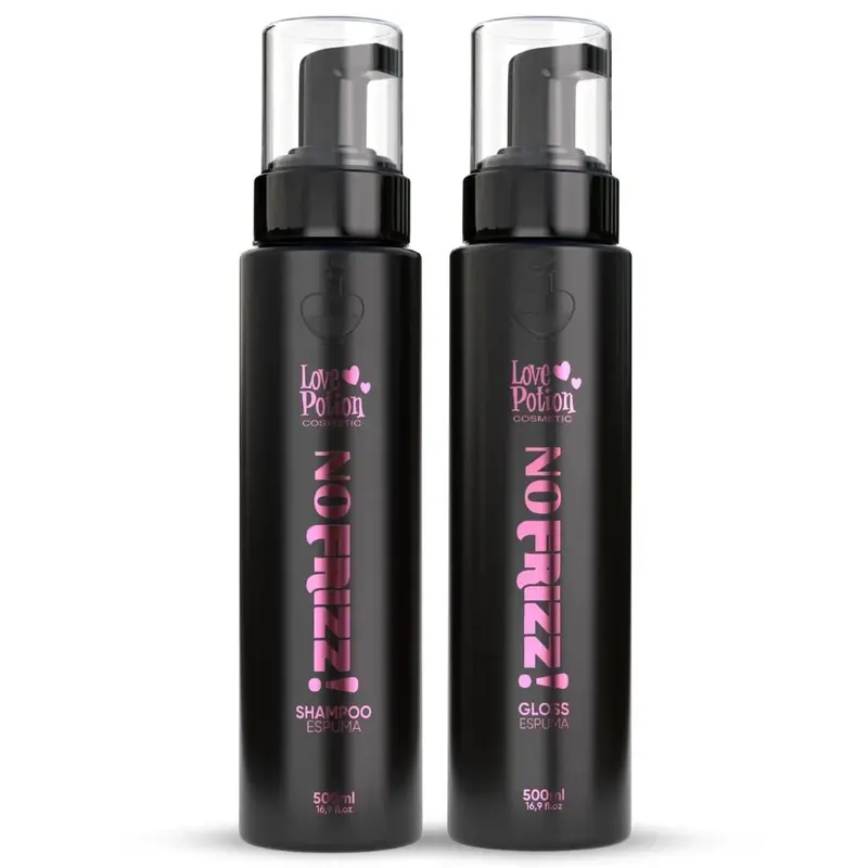 No Frizz Shampoo Gloss Hair Treatment Kit 2X 500Ml Love Potion 1