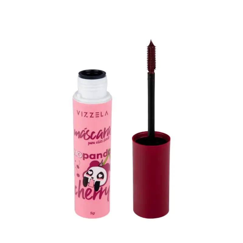 No Panda High Definition Eye Mascara Cherry Bordo Color 5G Vizzela Makeup 1