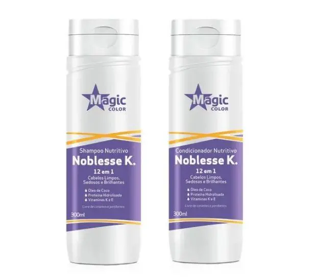 Noblesse K And E Vitamins Coconut 12 In 1 Nourishing Kit 2X300ml - Magic Color 1