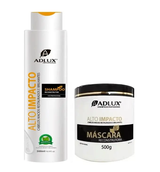 Nourishing Moisturizing Reconstructor Alto Impacto High Impact Kit 2X500 - Adlux 1