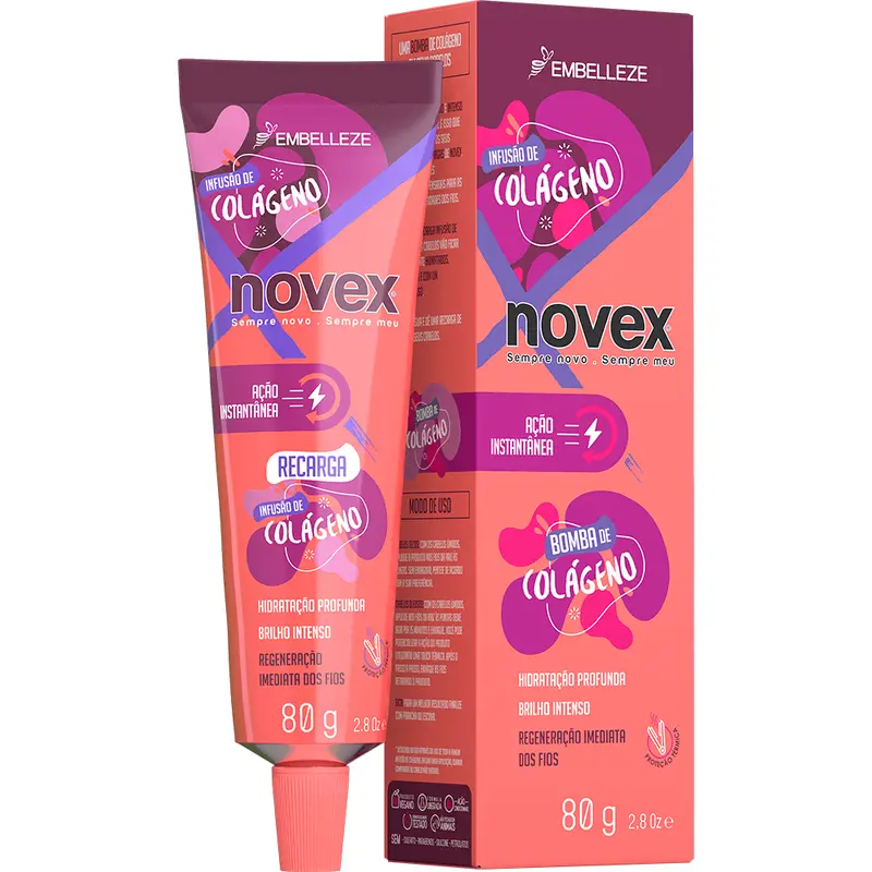 Novex Hair Mask Recharge Infusion Of Collagen 80G 1