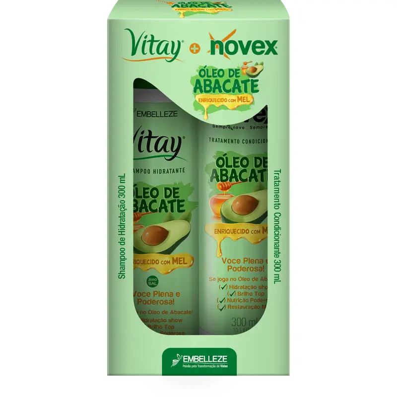 Novex Shampoo And Conditioner And Avocado Oil Kit 1