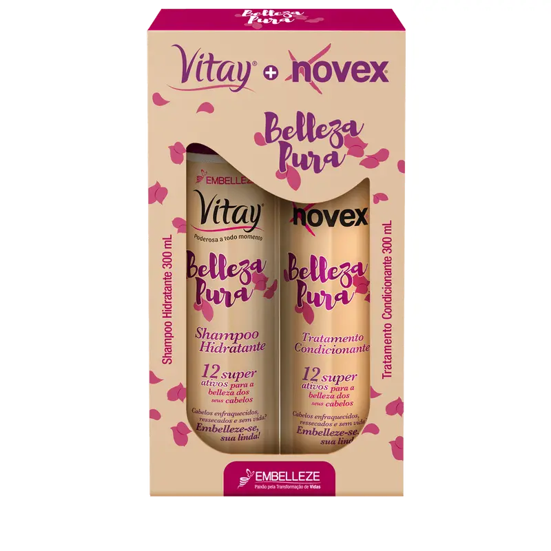 Novex Shampoo And Conditioner And Bellezapura Kit 1
