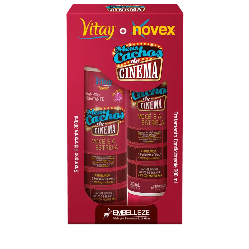 Novex Shampoo And Conditioner And My Movie Curls Kit 1
