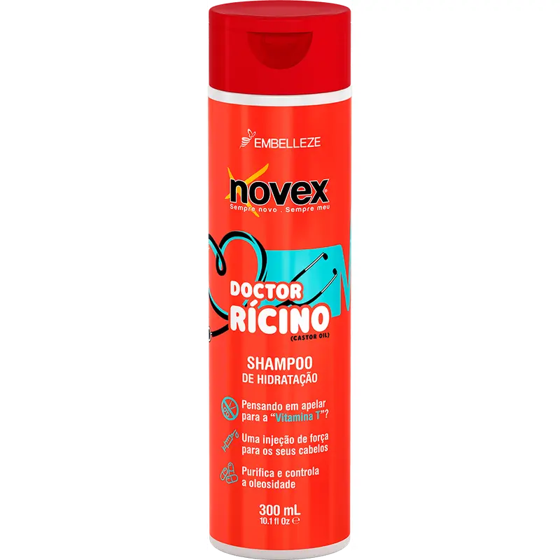 Novex Shampoo Castor 300Ml 1