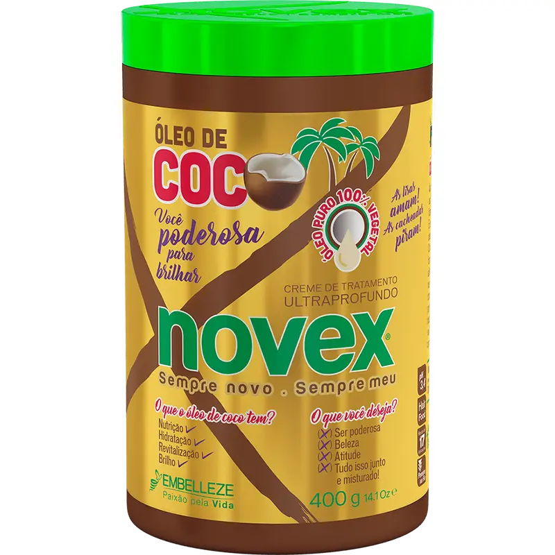 Novex Treatment Cream Coconut Oil 400G 1