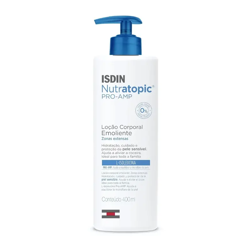 Nutratopic Pro-Amp Emollient Body Lotion Sensitive Skin Care 400Ml Isdin 1