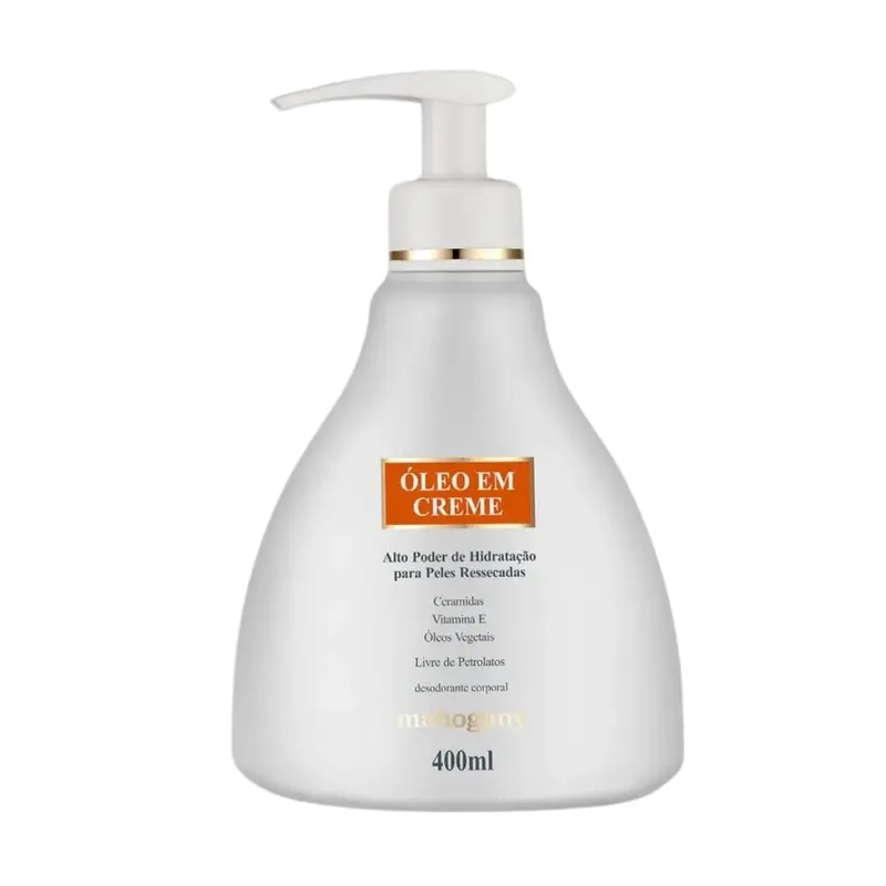 Oil Cream After Bath Body Moisturizing Deodorant Skin Care 400Ml Mahogany 1