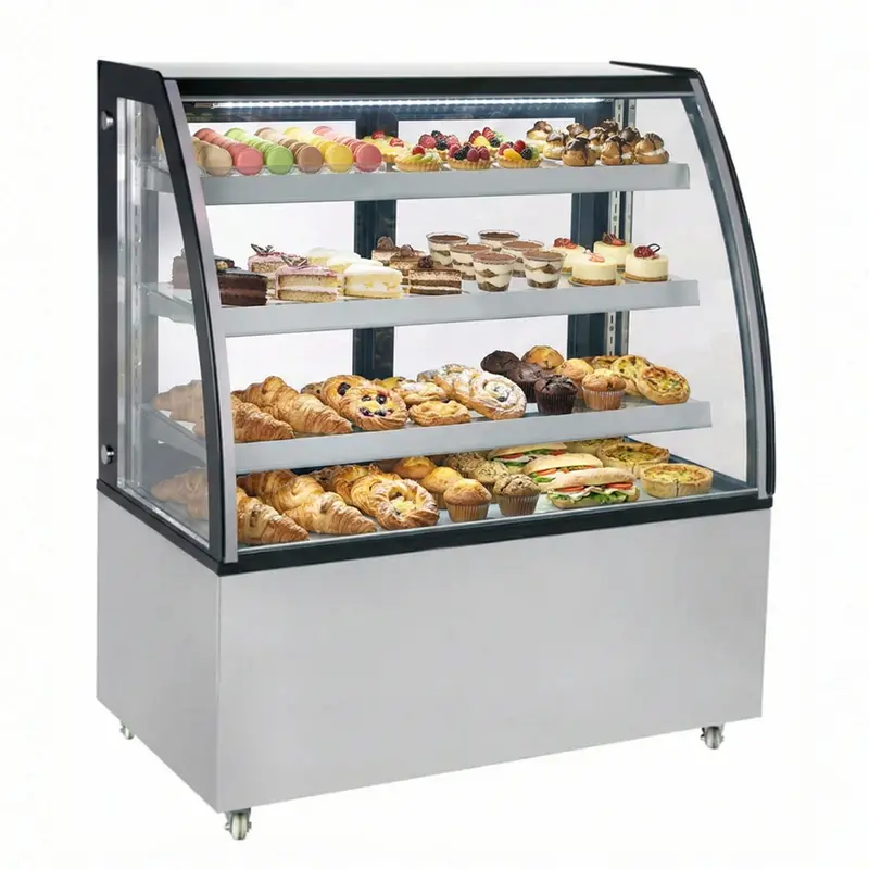 Omcan 48" Refrigerated Floor Showcase 44502 1