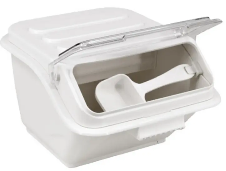 Omcan 8 L Capacity Shelf Ingredient Bin With 1 Scoop 80320 1