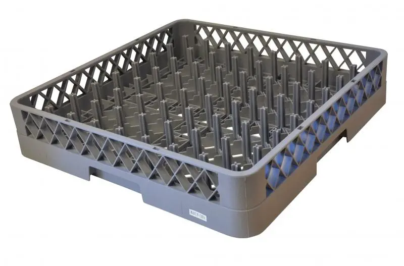 Omcan 9 X 9 Gray Plastic Peg Rack 33871 1