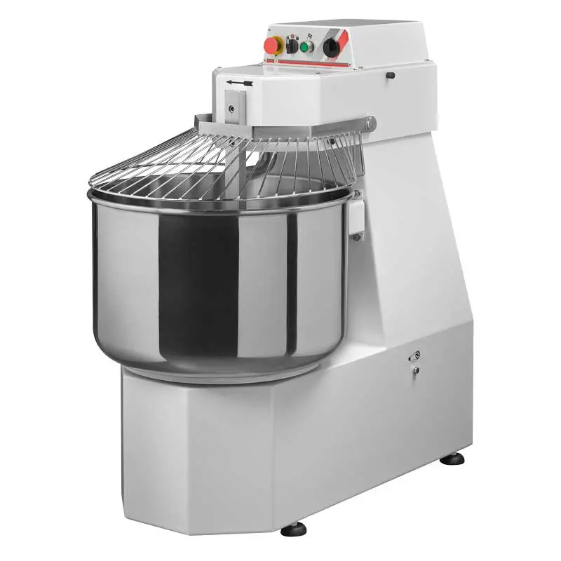 Omcan 90Qt Heavy-Duty Spiral Dough Mixer, 2 Speed 13174 1