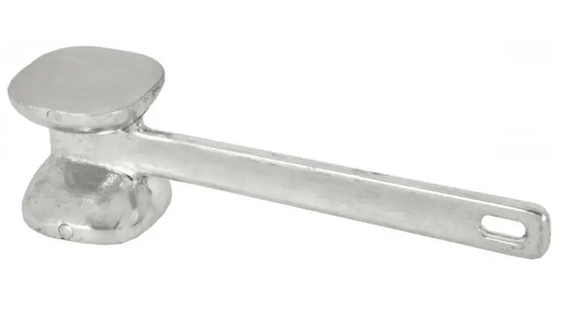 Omcan Cast Alloy Meat Hammer / Tenderizer 10457 1