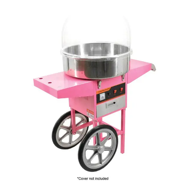 Omcan Cotton Candy Machine With 20.5" Bowl And Trolley - 40383 1