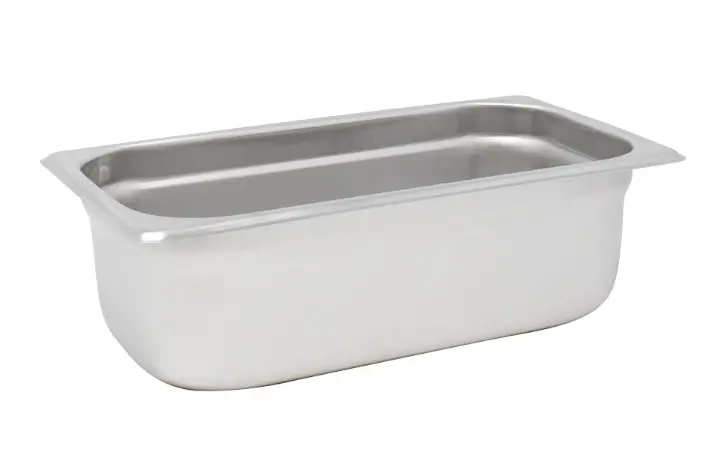Omcan Gn 1/3 Anti-Jam Stainless Steel Steam Table Pan 4″ Deep 80268 1