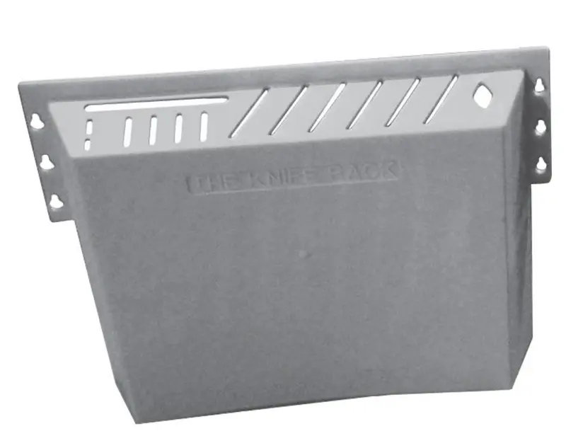 Omcan Gray Plastic Knife Rack 11545 1