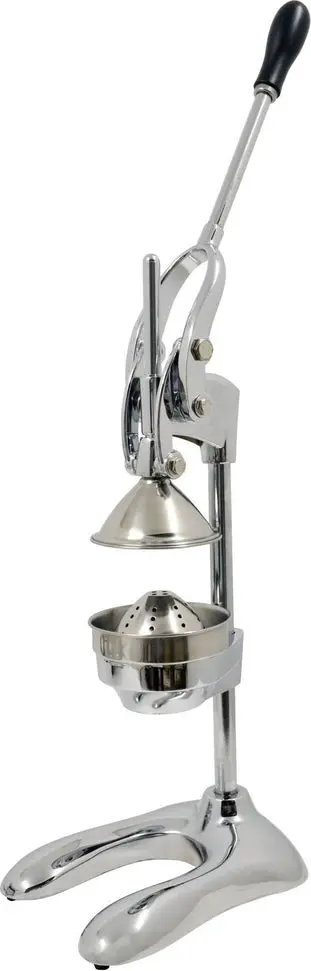 Omcan Manual Chrome Juice Extractor With 5” Cutter Plate Diameter 23575 1