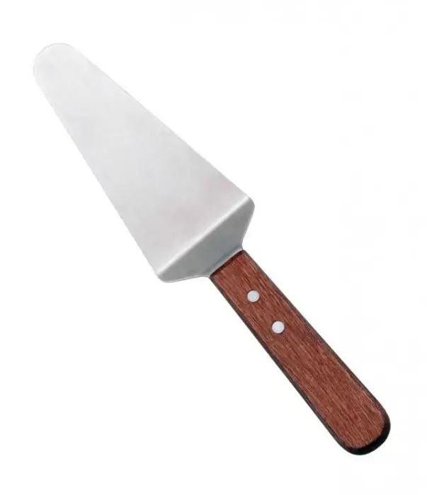 Omcan Pie Server Wooden Handle 80018 1