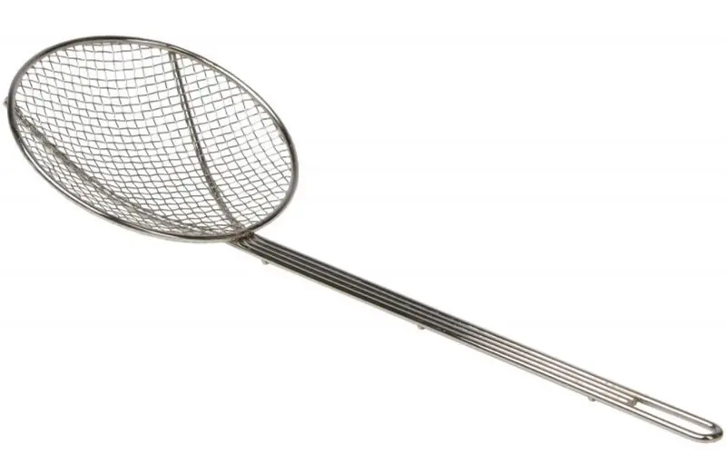 Omcan Round Wire Mesh Skimmer 80394 1